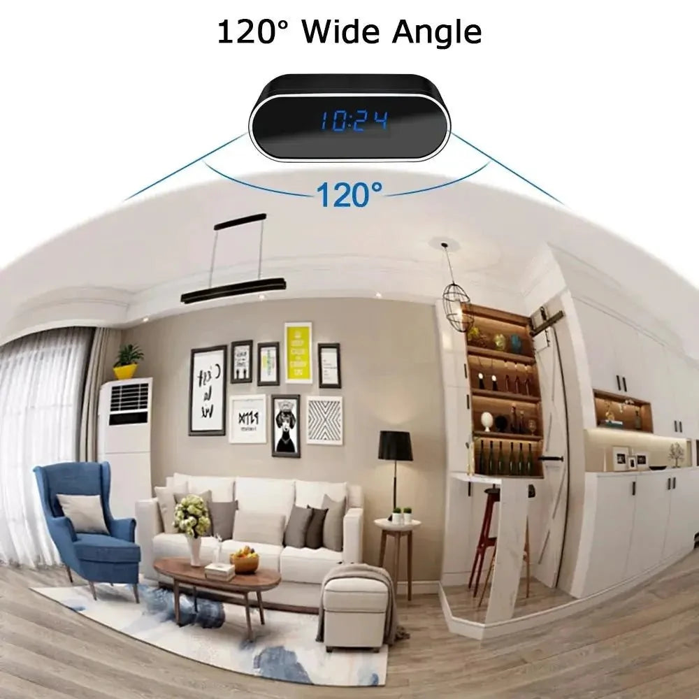Discreet Full HD 1080P Clock Camera With WiFi IR Night Vision DVR