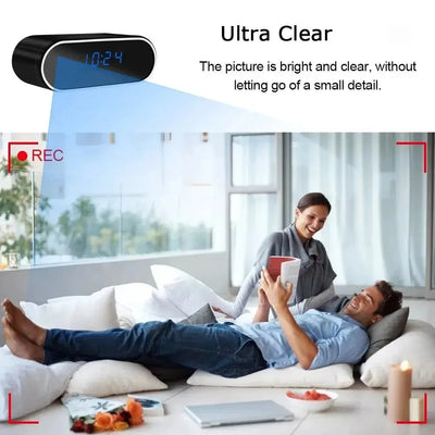 Discreet Full HD 1080P Clock Camera With WiFi IR Night Vision DVR