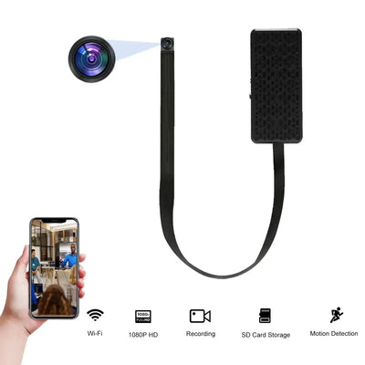 DIY WiFi Mini Camera With Remote Viewing Motion Detection App Control