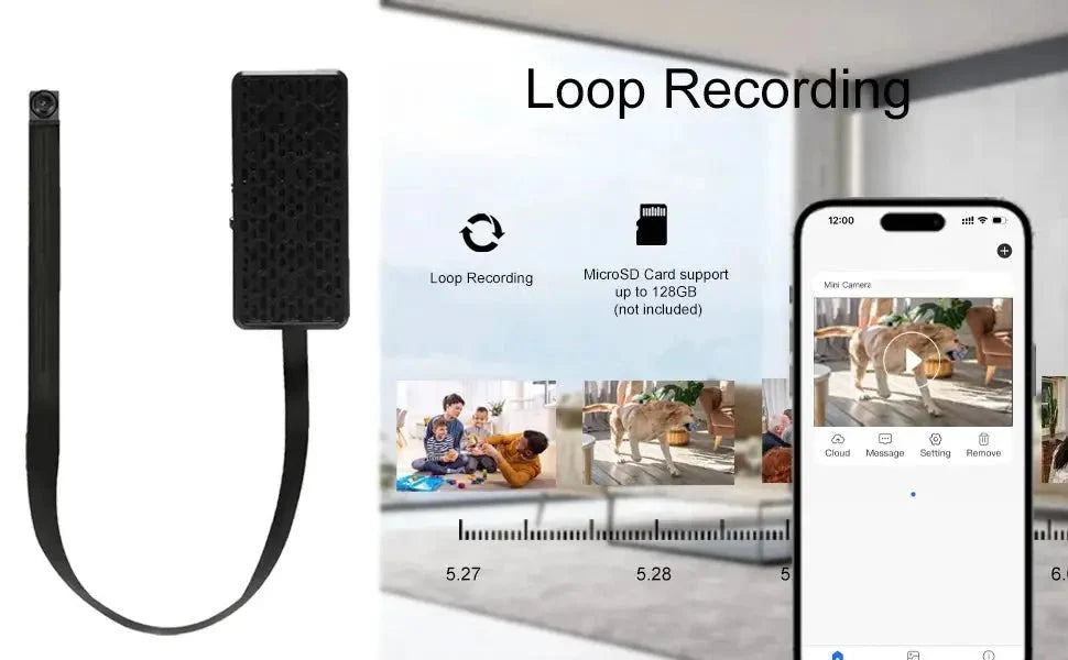 DIY WiFi Mini Camera With Remote Viewing Motion Detection App Control