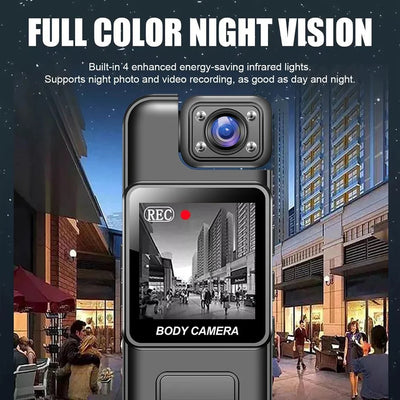 GuardPro Ultra HD 4K WiFi Mini Camera BodyCam Infrared Night Vision - Real Time
