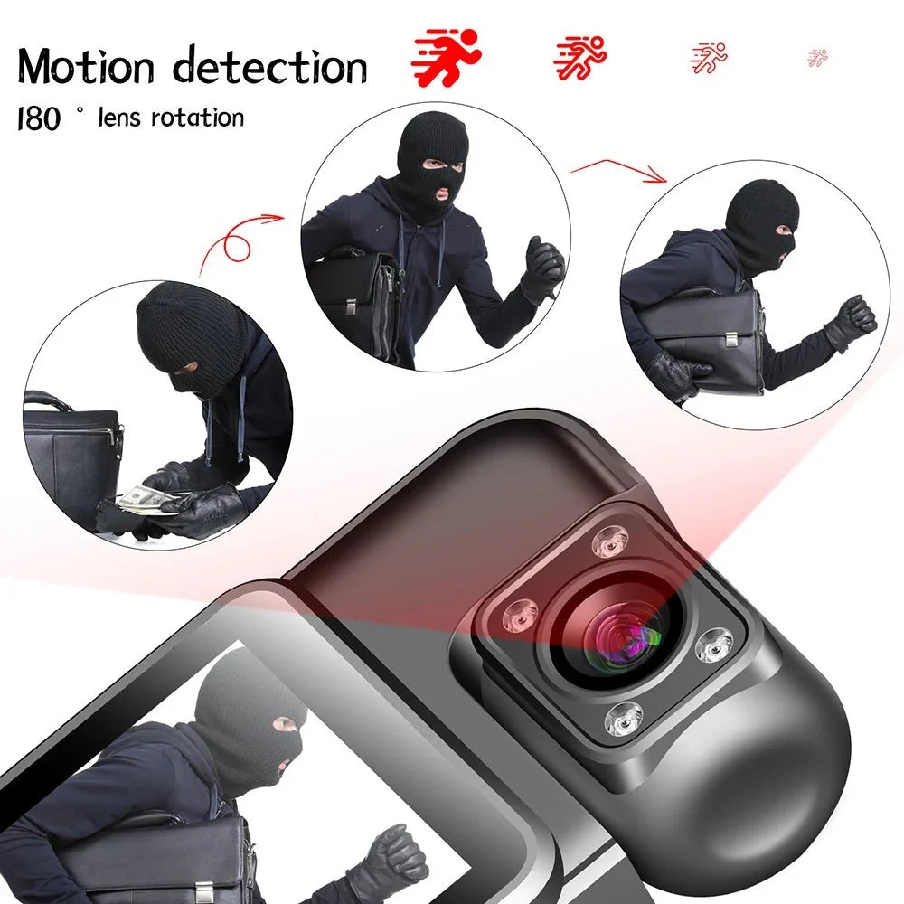 GuardPro Ultra HD 4K WiFi Mini Camera BodyCam Infrared Night Vision - Real Time
