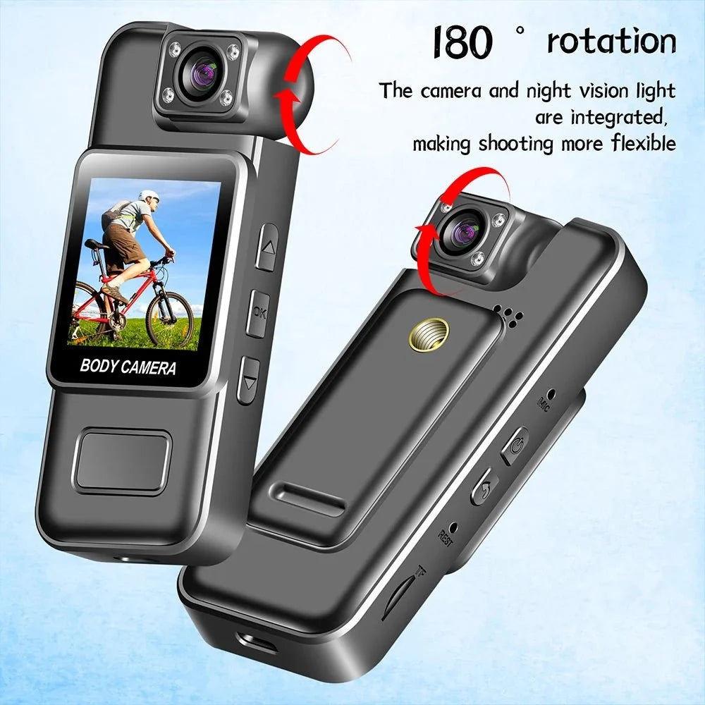 GuardPro Ultra HD 4K WiFi Mini Camera BodyCam Infrared Night Vision - Real Time