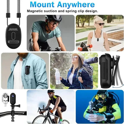 H88 Mini Body Camera - 1080p Handsfree Wearable For Helmets And Bikes Pro Series