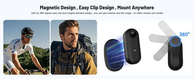 H88 Mini Body Camera - 1080p Handsfree Wearable For Helmets And Bikes Pro Series