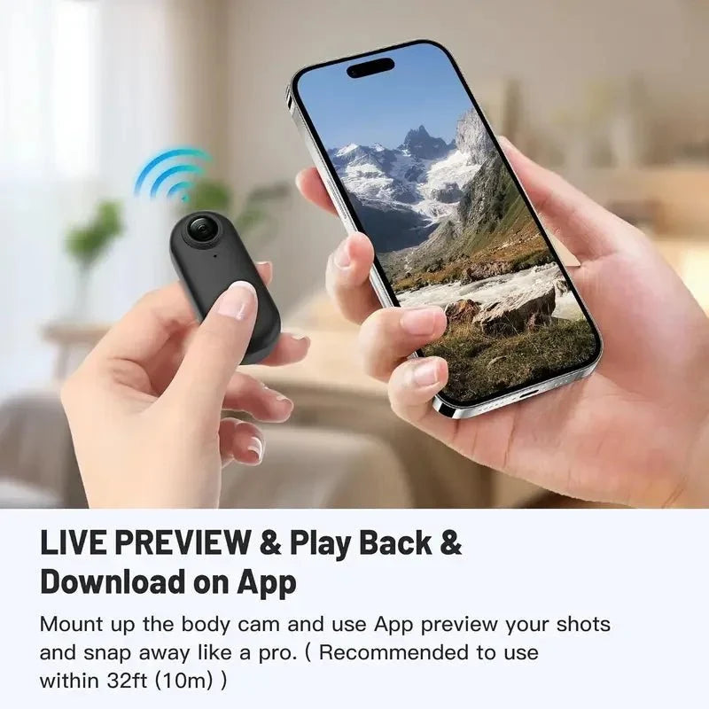 H88 Mini Body Camera - 1080p Handsfree Wearable For Helmets And Bikes Pro Series