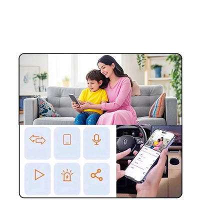 HD 1080P WiFi Mini Camera Motion Detection P2P Camcorder 2000mAh Battery