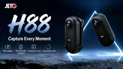 JETO JT - 88 4K Mini Action Camera - Hands Free POV Recording For Vlog POV Capture