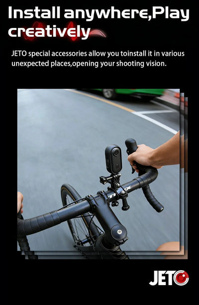 JETO JT - 88 4K Mini Action Camera - Hands Free POV Recording For Vlog POV Capture