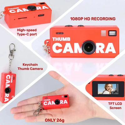 Magecam Mini Keychain Camera 1080P Pocket Size Video Recorder Ultra Portable