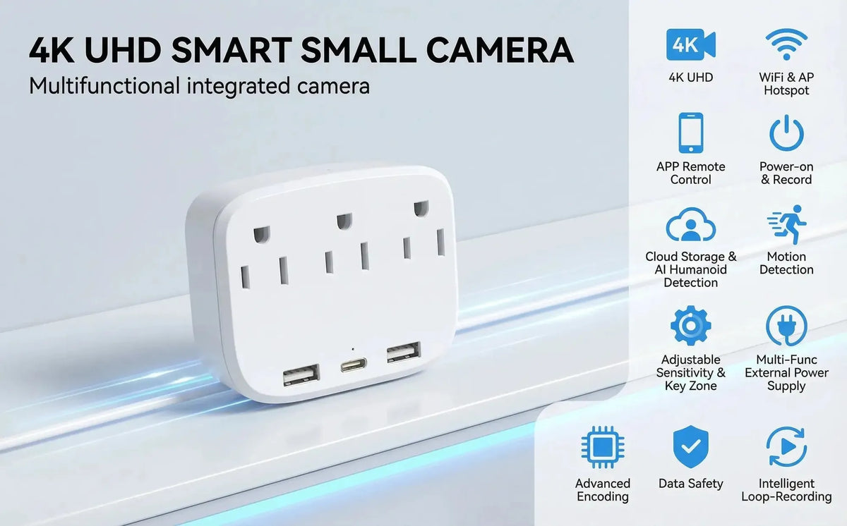 Mini 1080P WiFi Security Camera Remote Viewing and Motion Detection