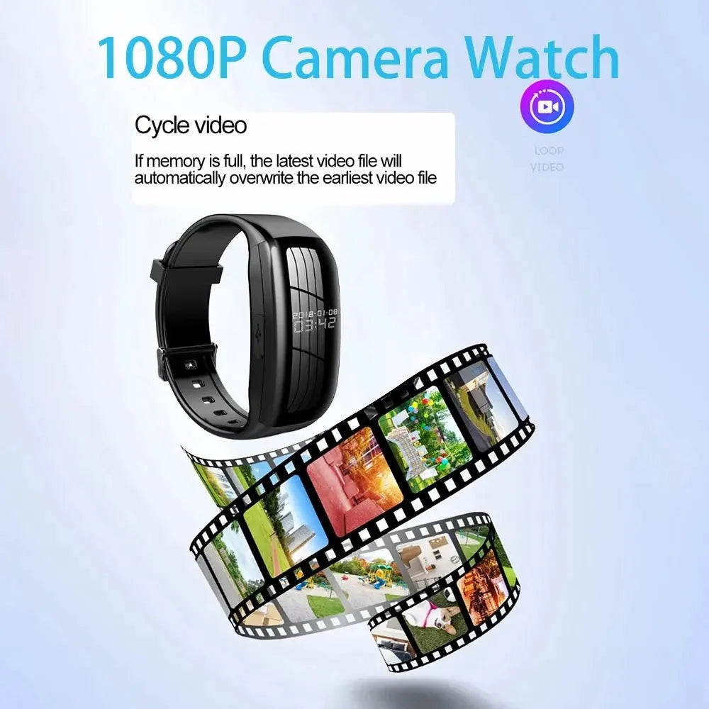 Mini Camera Watch Recorder Wristband 8 To 256GB USB Flash Drive Discreet
