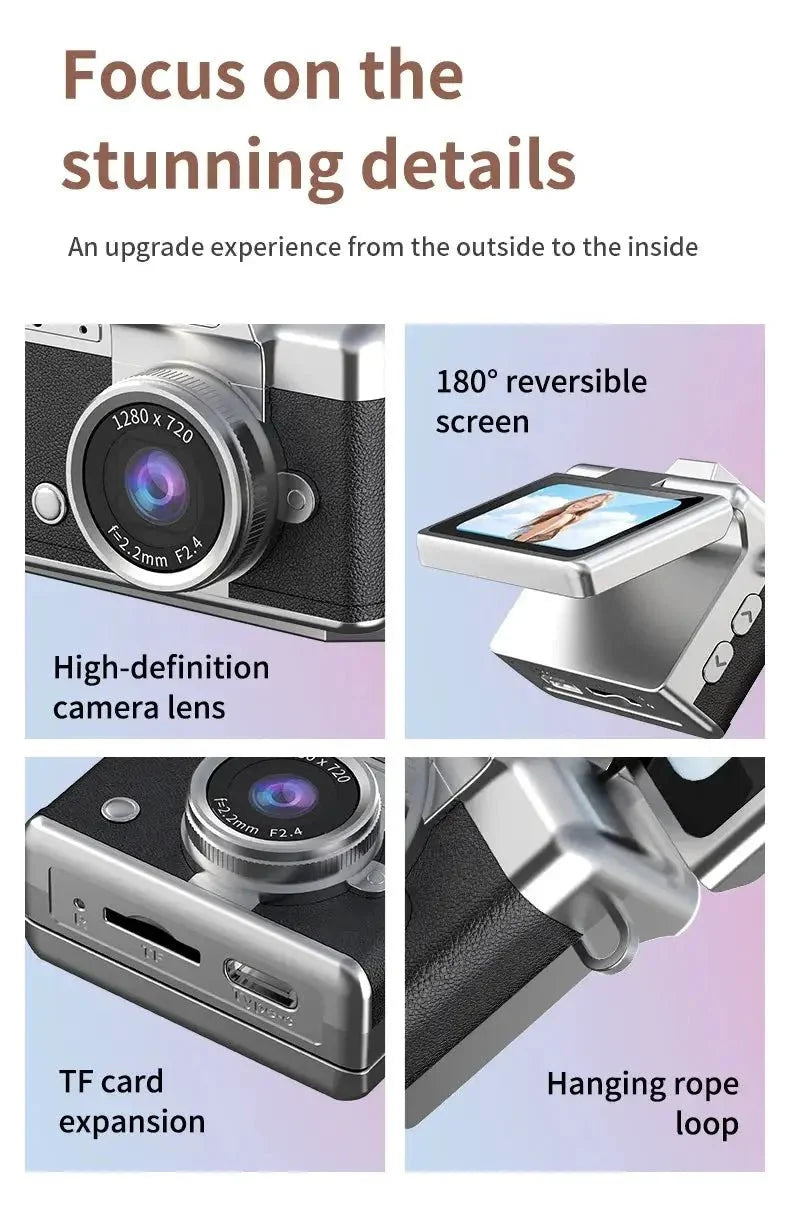 Mini Keychain Camera 1080P HD Video Captures Moments on the Go for Students 2026