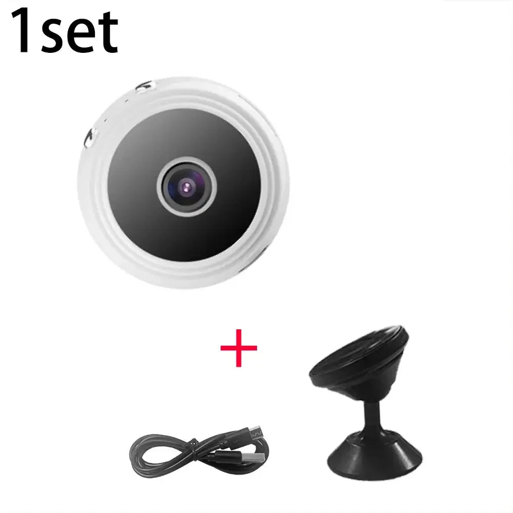 Two Pack A9 Mini WiFi IP Cameras 1080P Night Vision for Smart Home Security