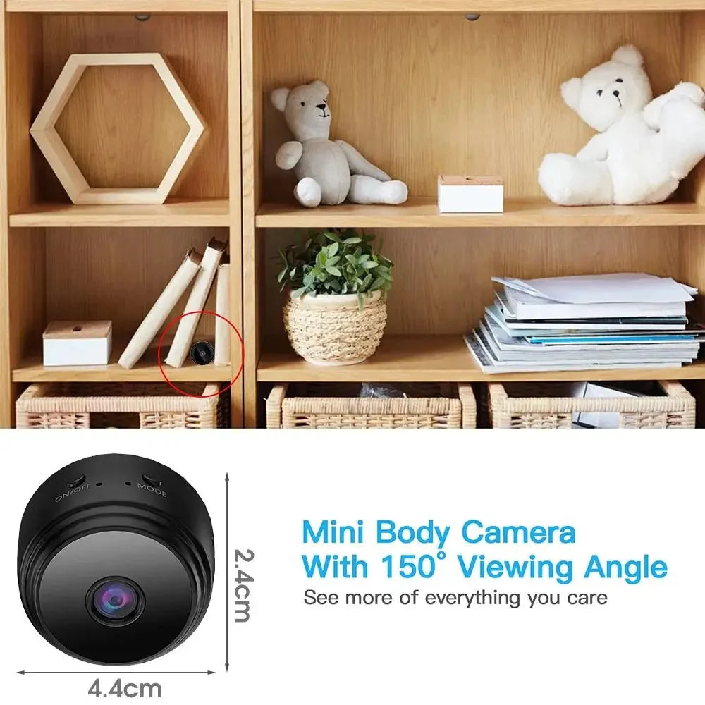 Two Pack A9 Mini WiFi IP Cameras 1080P Night Vision for Smart Home Security