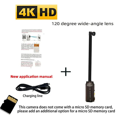 Upgraded 4K Mini WiFi Nanny Cam With Remote Viewing And Motion Detection
