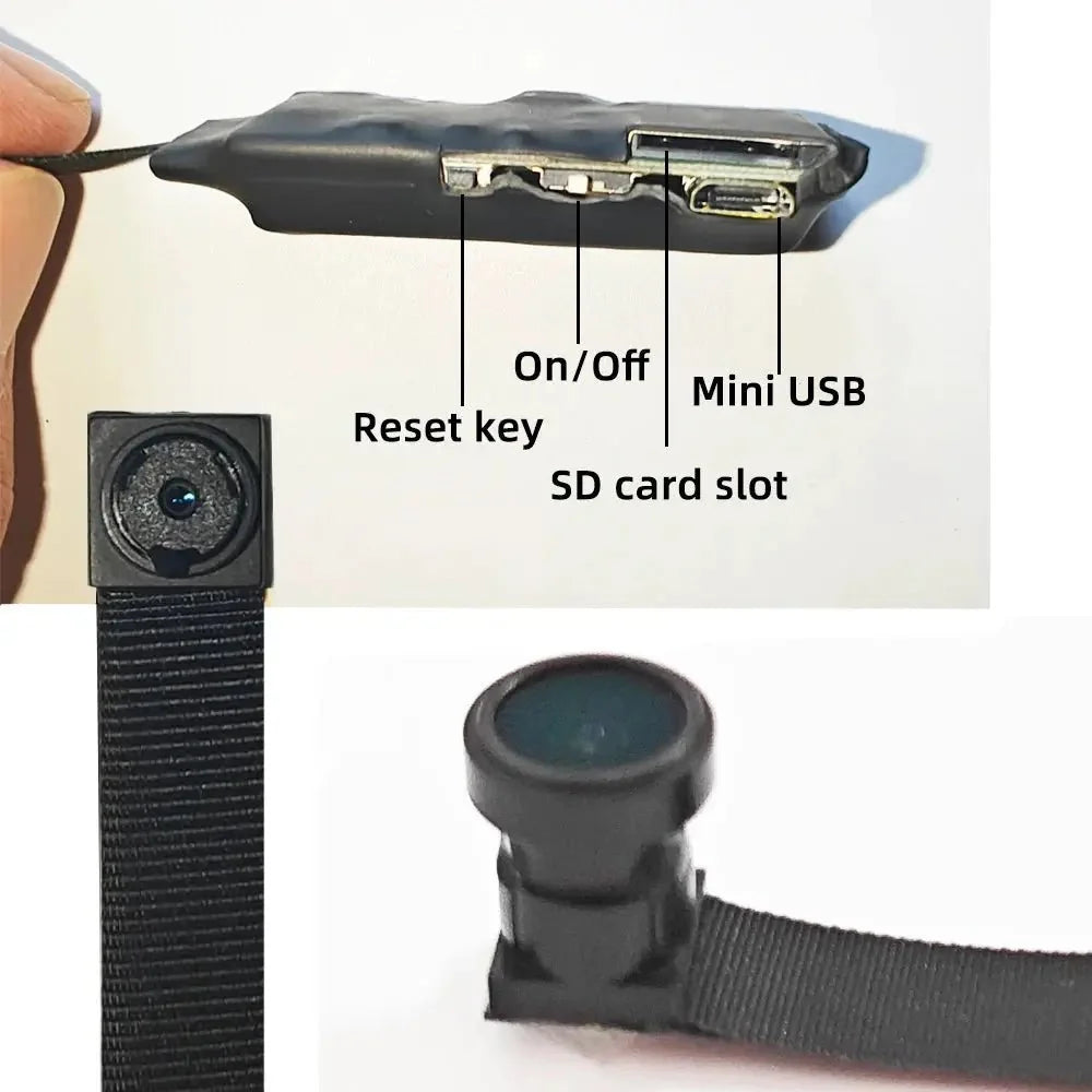 Upgraded 4K Mini WiFi Nanny Cam With Remote Viewing And Motion Detection