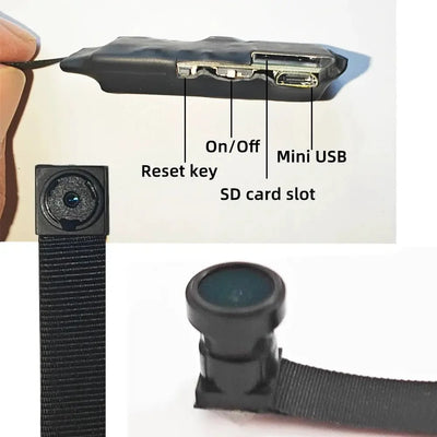 Upgraded 4K Mini WiFi Nanny Cam With Remote Viewing And Motion Detection