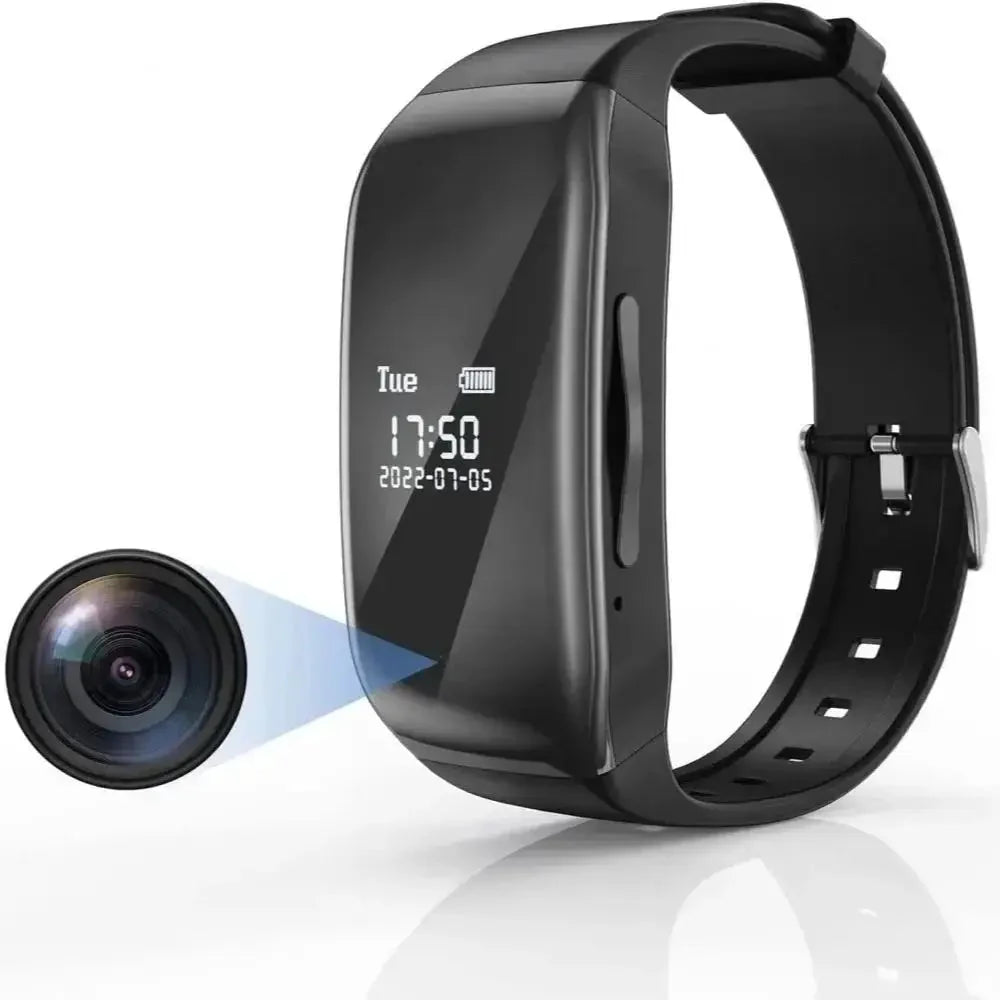 Weimi 1080P Mini Camera Wristwatch Discreet Unobtrusive Recording for Daily Wear