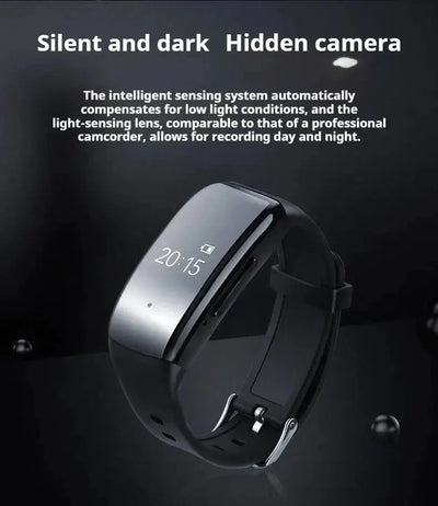 Weimi 1080P Mini Camera Wristwatch Discreet Unobtrusive Recording for Daily Wear