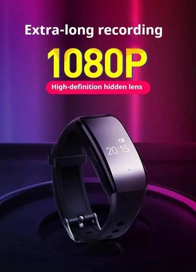 Weimi 1080P Mini Camera Wristwatch Discreet Unobtrusive Recording for Daily Wear