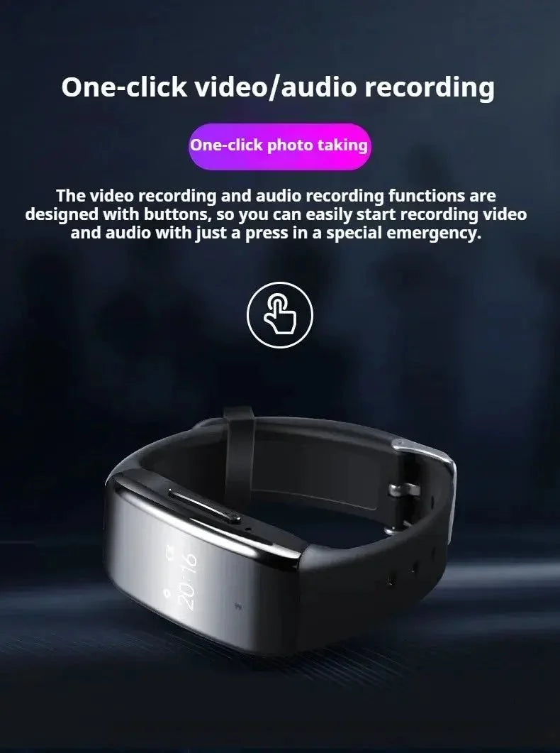 Weimi 1080P Mini Camera Wristwatch Discreet Unobtrusive Recording for Daily Wear