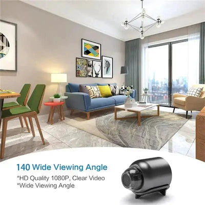 WiFi Mini Camera Security Night Vision Audio SD Card Slot