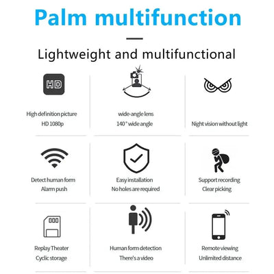X5 Mini Camera 1080P HD WiFi Night Vision Motion Detection Protect Your Home
